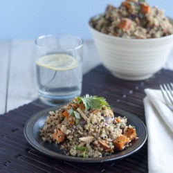 Sweet Potato Cranberry Quinoa - Recipe photo by living to dine