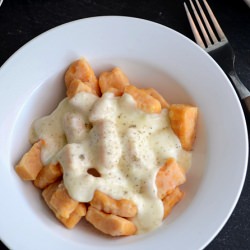 Sweet Potato Pasta with Gruyere - Recipe photo by claireg