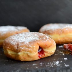 Homemade Fried Jelly Donuts - Recipe photo by claireg