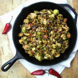 Brussels Sprouts from the UK - Recipe photo by panning the globe