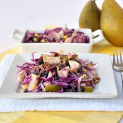 Pear and Black Bean Salad - Recipe photo by includingcake