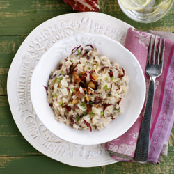 Risotto al Radicchio e Taleggio - Recipe photo by Apron and Sneakers