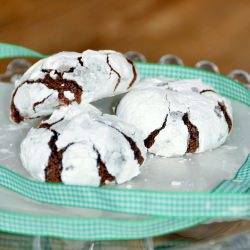 Chocolate Snowflake Cookies - Recipe photo by freeeats