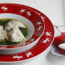Italian Ravioli with Burrata - Recipe photo by pici e castagne