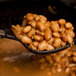 Slow Cooker Spicy Beans - Recipe photo by Now Stir It Up