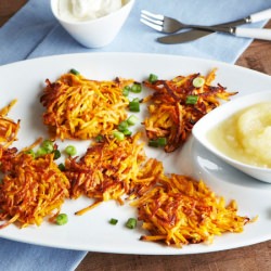 Sweet Potato Latkes - Recipe photo by Sweet Potato Chronicles
