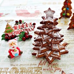 Gingerbread Christmas Tree Cookie - Recipe photo by Anncoo