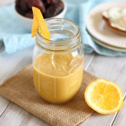 Orange Date Smoothie - Recipe photo by Running to the Kitchen