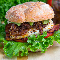 Bacon Jam Chicken Club Sandwich - Recipe photo by closetcooking