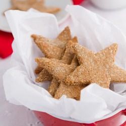 German Cinnamon Stars - Recipe photo by HealthfulPursuit