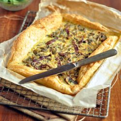 Mushrooms and Duck Magret Quiche - Recipe photo by argone