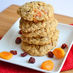 Cherry Apricot Oatmeal Cookies - Recipe photo by bakedbynicole