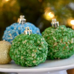 Rice Krispie Ornaments - Recipe photo by claireg