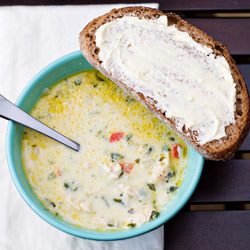 Creamy Chicken & Brie Soup - Recipe photo by clstar