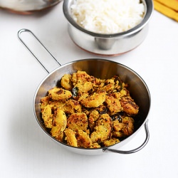 Plantain Dry Curry - Recipe photo by Raks Kitchen