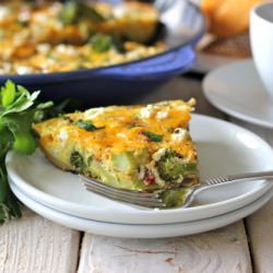 Vegetable Frittata - Recipe photo by damndelicious