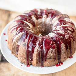Gluten Free Cranberry Bundt Cake - Recipe photo by thetomatotart