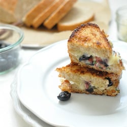 Blueberry Grilled Cheese - Recipe photo by freddye