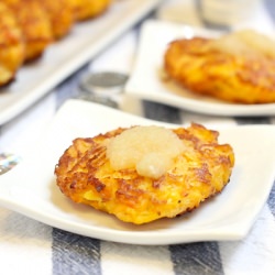 Butternut Squash Latkes - Recipe photo by busyinbrooklyn