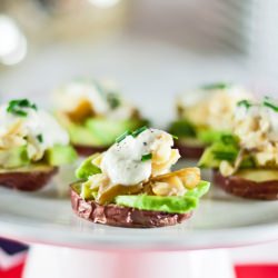 Roasted Potatoes with Smoked Trout - Recipe photo by Bob Vivant