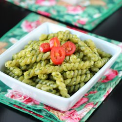 Cilantro Pesto Pasta - Recipe photo by cooksjoy