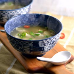 Won Ton Soup - Recipe photo by The Foodie Couple