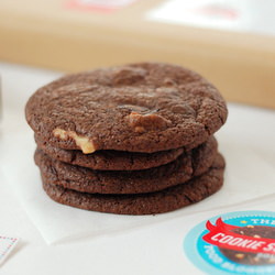 Salted Double Choc Marzipan Cookies - Recipe photo by craftstorming