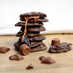 Dark Chocolate Rolo Filled Cookies - Recipe photo by ringfingertanline