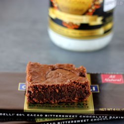 GF Dark Chocolate Brownies - Recipe photo by curiouscountrycook