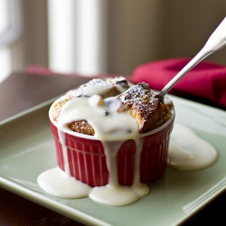 Individual Challah Bread Puddings - Recipe photo by thecozyapron