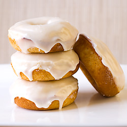 Baked Eggnog Doughnuts - Recipe photo by Savory Simple