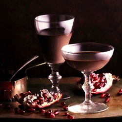 Choc. Panna Cotta w/ Port Wine - Recipe photo by BakersRoyale