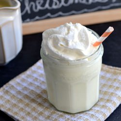 Boozy Eggnog Milkshake - Recipe photo by claireg