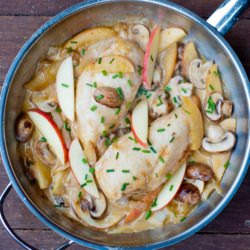 Chicken à la Normande - Recipe photo by eatlivetravelwrite