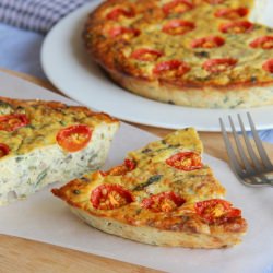 Crustless Quinoa Quiche - Recipe photo by talistomatoes