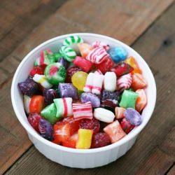 Melted Christmas Candy Ornaments - Recipe photo by cheap-recipe-blog