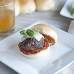 Mini Meatball Sliders - Recipe photo by living to dine
