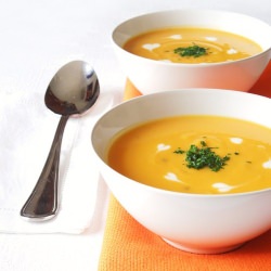 Sweet Potatoes and Garlic Soup - Recipe photo by Ritroviamoci in Cucina