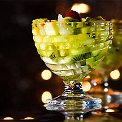 Dessert with Fruit in Sugar Syrup - Recipe photo by kulinarny-swiat
