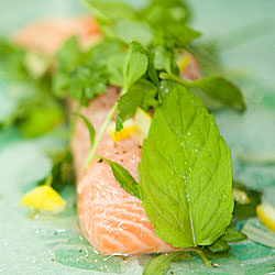 Salmon Baked with Herbs - Recipe photo by kulinarny-swiat