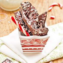 Chocolate Peppermint Bark - Recipe photo by nancy baggett-kitchenlane