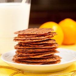 Orange Chocolate Lace Cookies - Recipe photo by chewoutloud