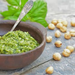 Hazelnuts, Basil & Fresh Pasta - Recipe photo by lifeinthefoodlane