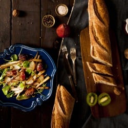 Ginger Pear and Parsnip Salad - Recipe photo by chickiephi