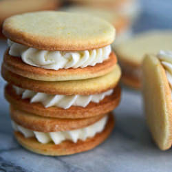 Vanilla Wafer Sandwich Cookies - Recipe photo by gfshoestring