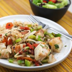 Mahi Mahi with Vegetables - Recipe photo by pipandebby