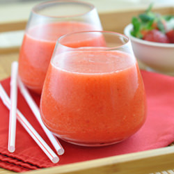 Strawberry Limeade Cooler - Recipe photo by bellyfull