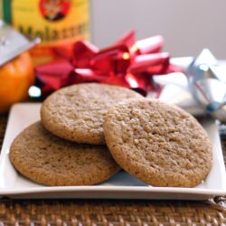 Gingersnap Cookies - Recipe photo by The Realistic Housewife