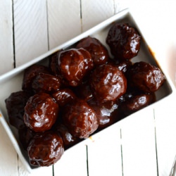 Crock Pot Meatballs - Recipe photo by claireg