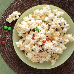 Gooey Christmas Popcorn - Recipe photo by Blessthismess